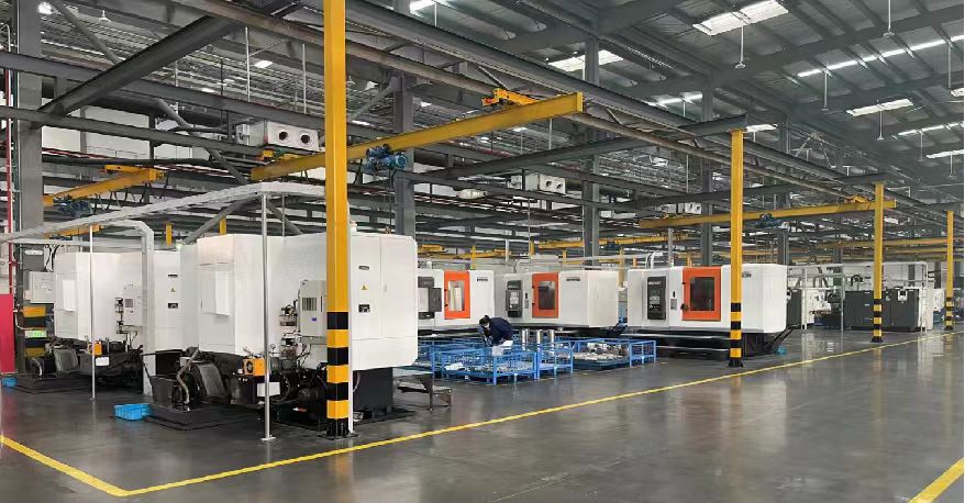 Gear reducer assembly workshop at BOYU BO